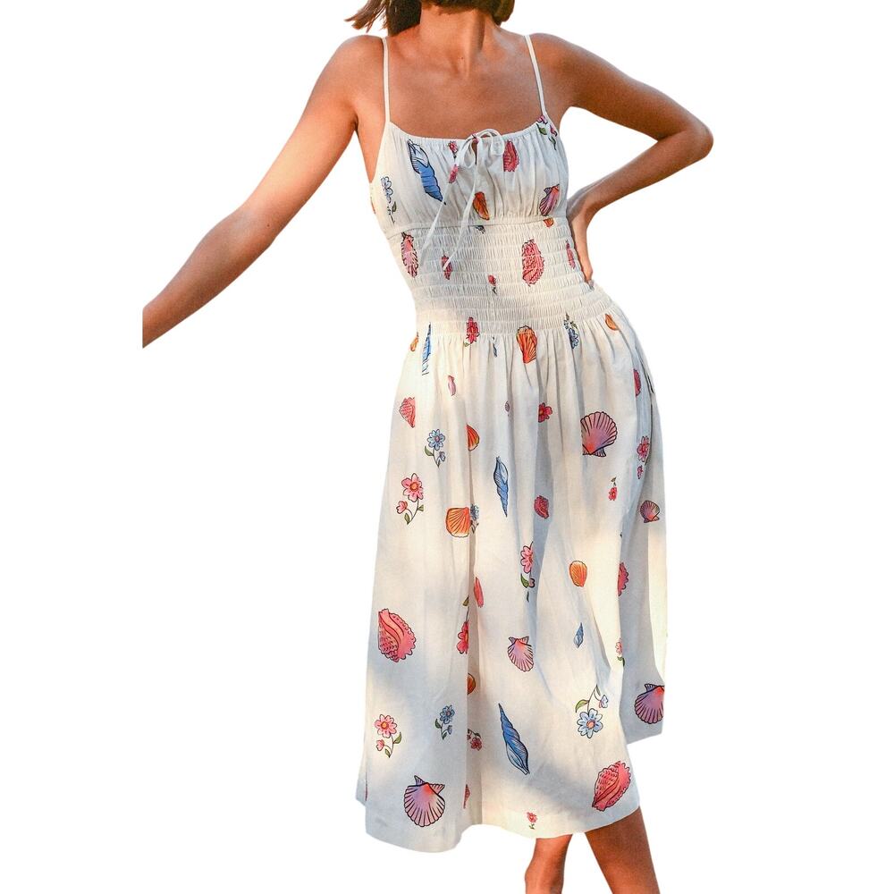 Ciao Lucia Smocked Multicolor Barbara Dress Size XS